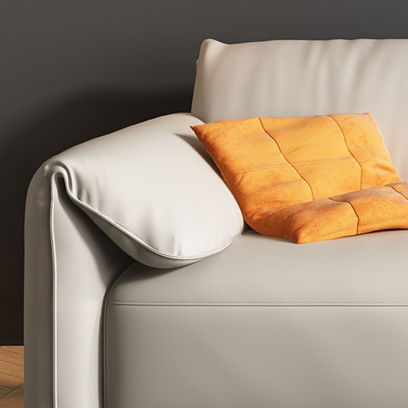 41.34" Wide Contemporary Futon Sofa Bed White Futon Solid Wood Sleeper Sofa Clearhalo 'furn' 'furn_futons' 'Furniture' 'Futons & Daybeds' 'Futons' 'Living Room Furniture' 1200x1200_bc1ecd59-278d-4689-a07c-591e7cbc6375