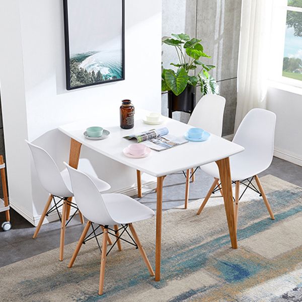 Contemporary Style Beech Wood Chair Solid Back Side Kitchen Dining Chairs Clearhalo ' kitchen&dining_furn' 'Dining Chairs' 'Dining Tables & Seating' 'dining_chair' 'Furniture' 'furniture_dining_chair' 'Kitchen & Dining Furniture' 'kitchen' 1200x1200_bc21436e-1d84-4080-a7f6-b48e5e767ed3