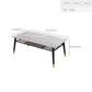 Slate and Metal Table Modern Minimalist Home Rectangular Dining Table