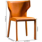 Modern Style Wingback Dining Side Chair Leather Dining Armless Chair for Home Use Clearhalo ' kitchen&dining_furn' 'Dining Chairs' 'Dining Tables & Seating' 'dining_chair' 'furn' 'furn_dining_chair' 'Furniture' 'furniture_dining_chair' 'Kitchen & Dining Furniture' 'kitchen' 1200x1200_bc25bda4-23b1-4387-a351-96d2d14bd932