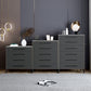 15.6-inch Width Storage Chest Ultra-Modern Dresser with 4/5/6 Drawers Clearhalo 'Bedroom Furniture' 'Dressers & Chests' 'dressers_chests' 'furn' 'furn_dressers_chests' 'Furniture' 1200x1200_bc27502c-469b-4f50-84f5-c2e1d017c35f