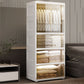 Hinged Wardrobe Cabinet Contemporary Plastic Wardrobe Closet