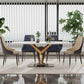 Rectangle Pedestal Dinner Room Kitchen Table Modern Dining Site Table Clearhalo 'Dining Tables & Seating' 'Dining Tables' 'dining_table' 'furn' 'furn_dining_table' 'Furniture' 'Kitchen & Dining Furniture' 1200x1200_bc2a7e45-38a1-4fa5-ae0e-b1135ad77f11