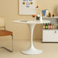 Contemporary Round Shape Sintered Stone Dining Table Kitchen Dining Table with Tulip Base Clearhalo ' dining_table' 'Dining Tables & Seating' 'Dining Tables' 'furn' 'furn_dining_table' 'Furniture' 'furniture_dining_table' 'Kitchen & Dining Furniture' 'kitchen&dining_furn' 'kitchen' 'kitchen_dining_table' 1200x1200_bc2a997a-0ee3-4b1f-a9b0-18b9142dd058