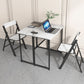 Houten eetset 1/2/3/5/7 stuks opvouwbare eettafel en stoelen