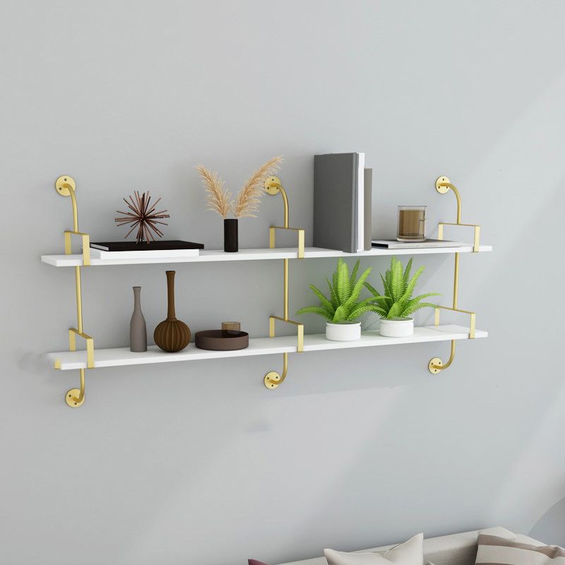 7.87"W Bookshelf Glam Style Wall Mounted Bookcase for Home Office Study Room Clearhalo 'Bookcases' 'Furniture' 'furniture_bookcases' 'kitchen' 'kitchen_bookcases' 'Living Room Furniture' 'Office Furniture' 1200x1200_bc2d8ed0-240b-4e67-bd6e-d5cac3a3d235