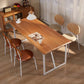 Brown Ash Wood Modern Dining Table Set 1/2/5 Pcs Dinette Set for Home Clearhalo 'Dining Room Sets' 'Dining Tables & Seating' 'dining_room_set' 'furn' 'furn_dining_room_set' 'Furniture' 'Kitchen & Dining Furniture' 1200x1200_bc2f3d1d-1604-4be6-89d3-2a4c019b6e2d