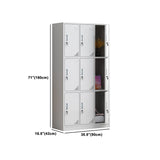 Armadio per armadio in metallo armadio contemporaneo incernierato