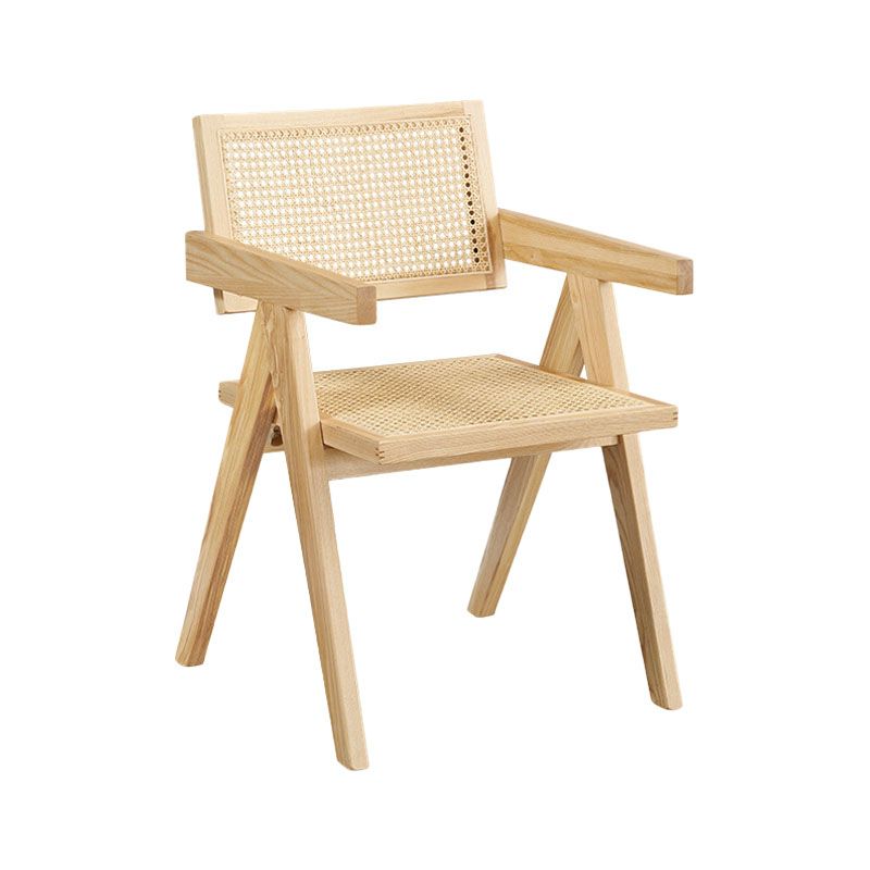 Traditional Style Dining Chair Arm Chair with Wooden Legs for Kitchen Clearhalo 'Dining Chairs' 'Dining Tables & Seating' 'dining_chair' 'furn' 'furn_dining_chair' 'Furniture' 'Kitchen & Dining Furniture' 1200x1200_bc3172f0-64d3-4a8b-bb13-8b065b8acd41