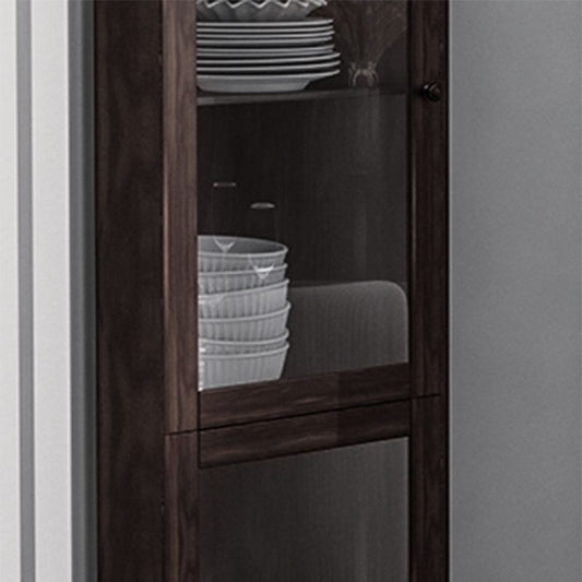 Porta laterale contemporanea ingegnerizzato in legno ingegnerizzato per sala da pranzo