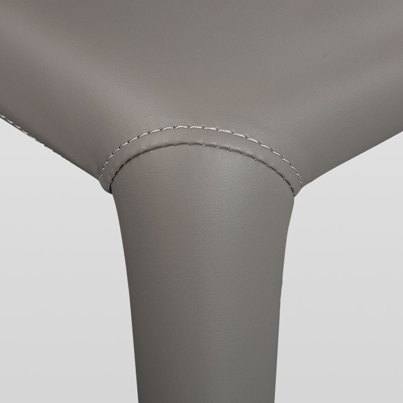 Designer Style Wingback Arm Chair Leather Matte Finish Single Dining Chair Clearhalo ' kitchen&dining_furn' 'Dining Chairs' 'Dining Tables & Seating' 'dining_chair' 'furn' 'furn_dining_chair' 'Furniture' 'furniture_dining_chair' 'Kitchen & Dining Furniture' 'kitchen' 1200x1200_bc34db34-1bba-4b73-8031-ef79532f382e