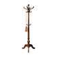 Traditional Hall Tree Solid Wood Free Standing with Hooks Entryway Kit