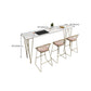 Rectangle Bar Table Contemporary Pub Table for Indoor and Breakroom Clearhalo 'Bar Furniture' 'Bar Tables' 'bar_tables' 'furn' 'furn_bar_tables' 'Furniture' 'Kitchen & Dining Furniture' 1200x1200_bc391cf0-2c76-4fc4-a83c-d30fd105ebbb