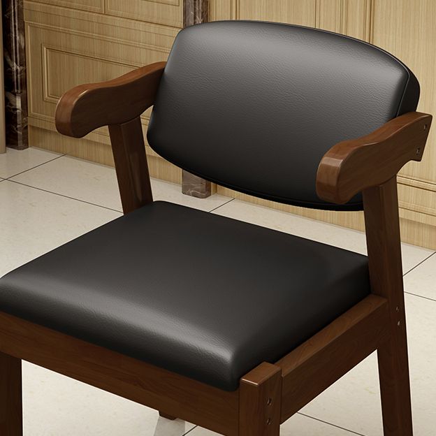 Open achterstoelen gestoffeerde eetkamerstoelen voor eetkamer