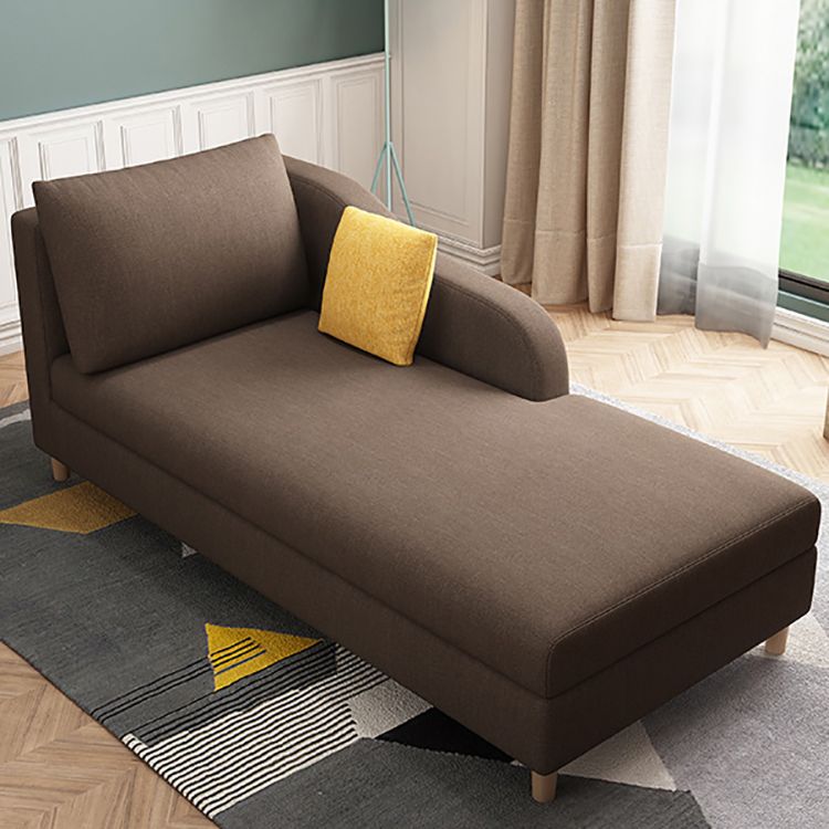 Scandinavian Chaise Lounge Chair One Armed Chaise for Living Room Clearhalo 'Chairs & Seating' 'Chaise Lounge' 'chaise_lounge' 'furn' 'furn_chaise_lounge' 'Furniture' 'Living Room Furniture' 1200x1200_bc3ba2bf-23a5-495f-8061-d51fede638e9