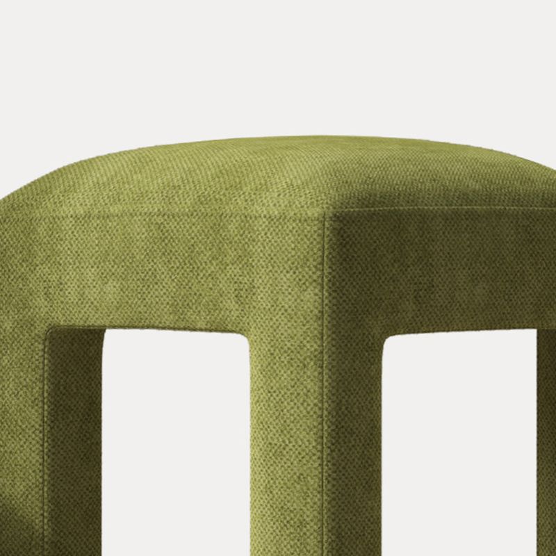 Modern Dining Side Chair Matte Finish Linen Fabric Open Back Armless Chair Clearhalo ' kitchen&dining_furn' 'Dining Chairs' 'Dining Tables & Seating' 'dining_chair' 'furn' 'furn_dining_chair' 'Furniture' 'furniture_dining_chair' 'Kitchen & Dining Furniture' 'kitchen' 1200x1200_bc3c3d6a-10eb-4352-ad9e-e6a10d44dd9b