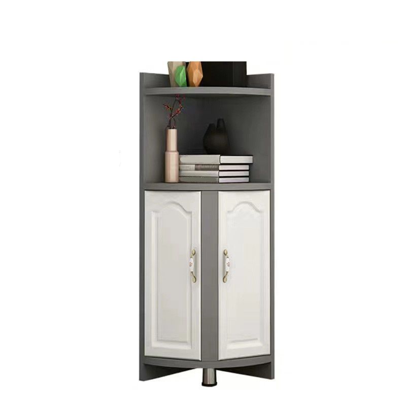 Armadio resistente alle macchie con ripiani e porte moderne moderni rettangolo