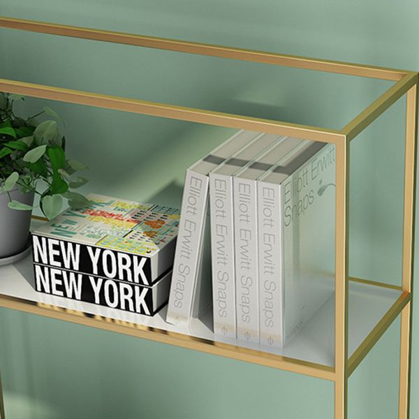 Nordic Metal Storage Bookshelf Rectangle Bookcase for Home Office Clearhalo 'Bookcases' 'furn' 'furn_bookcases' 'Furniture' 'Office Furniture' 1200x1200_bc3fc40f-c282-4316-b232-7025d83d3210