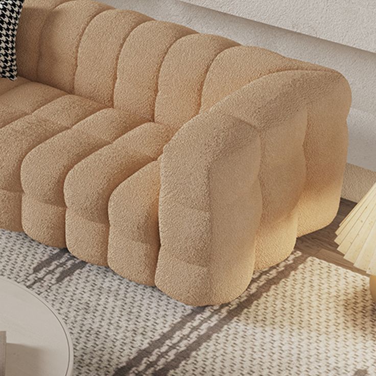 Skandinavisches Sofa Beige Wohnzimmertuxedo Arm Standard Tufted Sofe