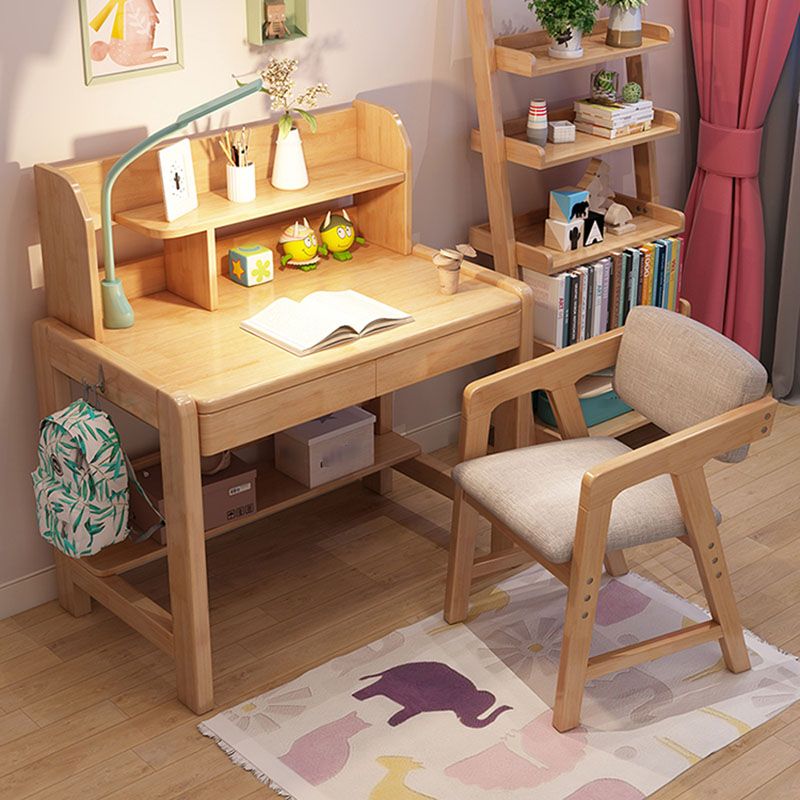 Contemporary Kitchen Chairs Dining Arm Side Chair with Wooden Legs Clearhalo 'Dining Chairs' 'Dining Tables & Seating' 'dining_chair' 'furn' 'furn_dining_chair' 'Furniture' 'Kitchen & Dining Furniture' 1200x1200_bc4054f1-52f3-438b-93de-7d11e3509c45