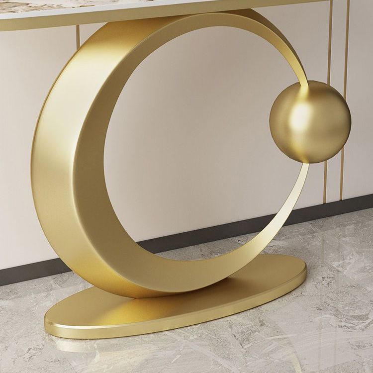 Tavolo accento console glam di divani console di finitura antica in pietra