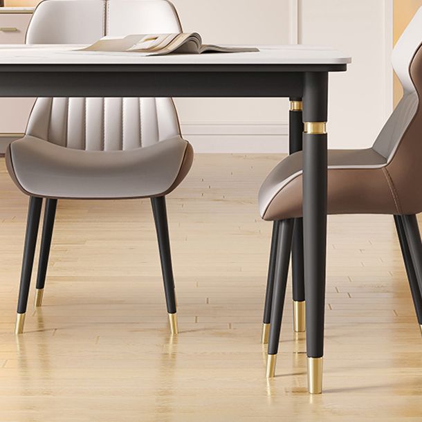 Nordic 1/4/5/7 Pieces Dining Set Rectangle Stone Dining Table for Dining Room Kitchen Clearhalo 'Dining Room Sets' 'Dining Tables & Seating' 'dining_room_set' 'furn' 'furn_dining_room_set' 'Furniture' 'Kitchen & Dining Furniture' 1200x1200_bc45a253-f188-4f7e-9be7-272d1e3f7411