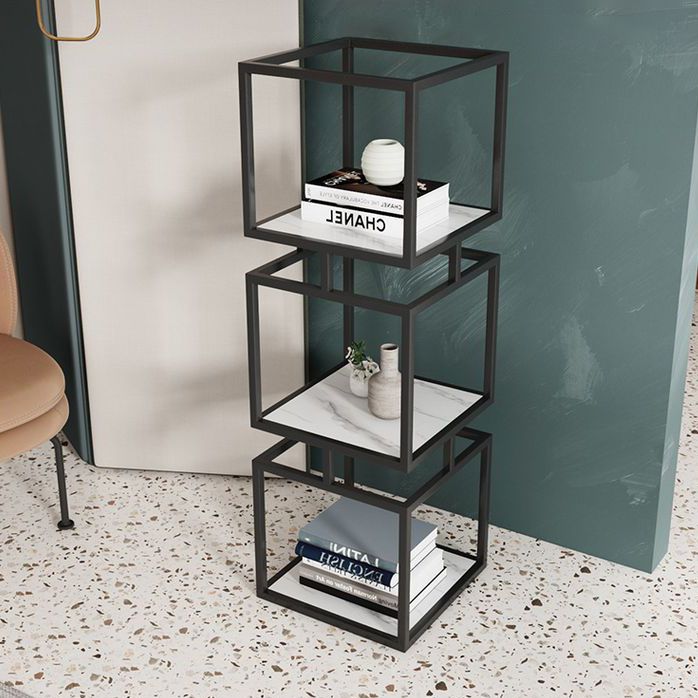 11.81 "W Bibshelf Contemporary Style Open Back Biblic pour Home Office