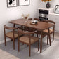 Modern 1/2/5/7 Pieces Dining Set Rectangle Wood Dining Table for Dining Room Clearhalo 'Dining Room Sets' 'Dining Tables & Seating' 'dining_room_set' 'furn' 'furn_dining_room_set' 'Furniture' 'Kitchen & Dining Furniture' 'kitchen&dining_furn' 'kitchen' 1200x1200_bc49bf0e-d840-42e6-aae1-22c1f1d52d68