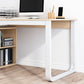 Corner Contemporary Writing Desk Manufactured Wood Desk with Drawer Clearhalo 'Furniture' 'furniture_office_desk' 'Office Desks' 'Office Furniture' 'office_desk' 1200x1200_bc49fcac-77fb-47d9-8f7d-06a81a211492