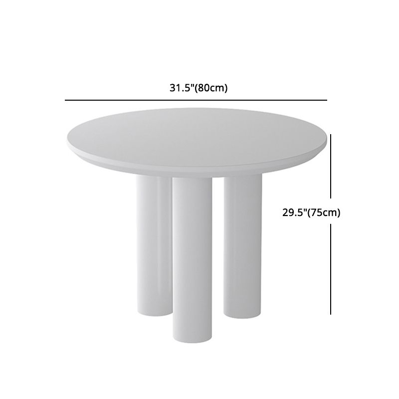 Modern Round Sintered Stone Dining Table Set 1/2/5 Pieces Dining Set for Home Use Clearhalo 'Dining Room Sets' 'Dining Tables & Seating' 'dining_room_set' 'furn' 'furn_dining_room_set' 'Furniture' 'furniture_dining_room_set' 'Kitchen & Dining Furniture' 1200x1200_bc4a1a13-5b30-4d72-a0f1-a119a1840ff0