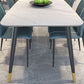 Modern 1/2/5/7 Pieces Rectangle Dining Set Sintered Stone Dining Table Set with Chairs Clearhalo 'Dining Room Sets' 'Dining Tables & Seating' 'dining_room_set' 'furn' 'furn_dining_room_set' 'Furniture' 'furniture_dining_room_set' 'Kitchen & Dining Furniture' 'kitchen&dining_furn' 'kitchen' 1200x1200_bc4aba0e-3aa0-40c7-b5c1-b777030ebf0e