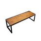 Solid Wood Industrial Writing Desk rechthoekig hout gaming bureau voor thuis