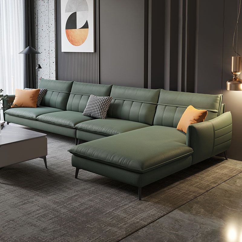 Nordic Stationary Square bras faux cuir coussins salon canapé chaise