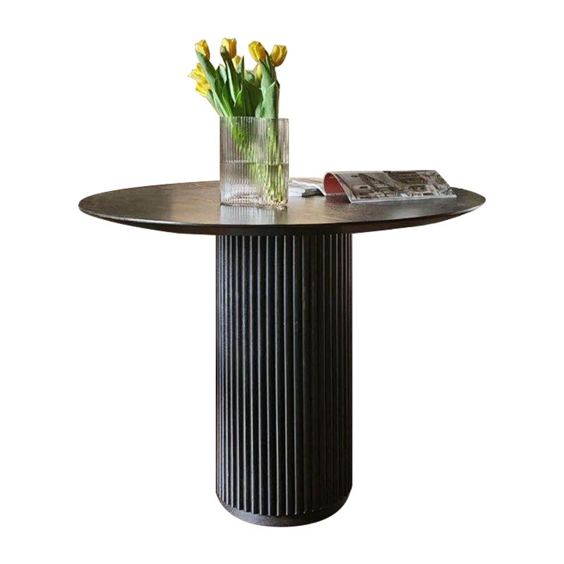 Round Casual Style Dining Table Wood Color Fixed Table with Solid Wood Clearhalo ' dining_table' 'Dining Tables & Seating' 'Dining Tables' 'furn' 'furn_dining_table' 'Furniture' 'furniture_dining_table' 'Kitchen & Dining Furniture' 'kitchen&dining_furn' 'kitchen' 'kitchen_dining_table' 1200x1200_bc4ee4cc-813b-4645-a5f7-59f60e63cf69