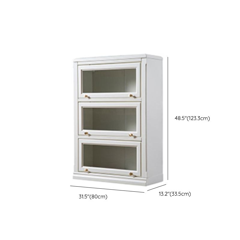 White Standard Bookcase Contemporary Wooden Bookshelf with Shelves Clearhalo 'Bookcases' 'furn' 'furn_bookcases' 'Furniture' 'Office Furniture' 1200x1200_bc4f98b7-54e0-4153-a4e6-c35d0e9323c9