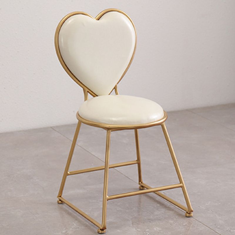 Contatore per trucco bianco brillante 15,74 "tavoli da vanità larghi con 2 cassetti