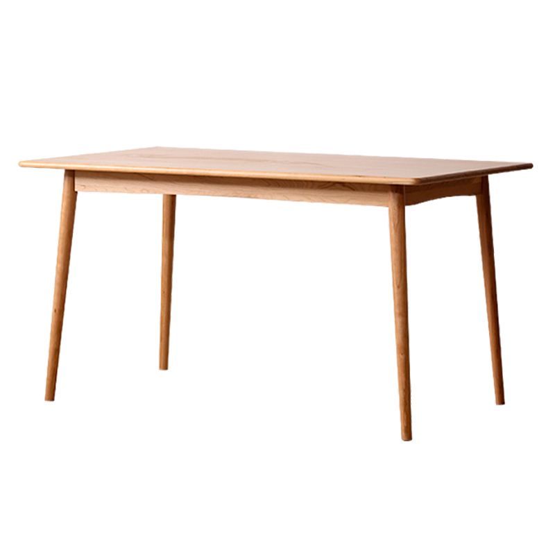 Contemporary Table Solid Wood Dining Table Rectangle for Dining Room Home Clearhalo ' dining_table' 'Dining Tables & Seating' 'Dining Tables' 'furn' 'furn_dining_table' 'Furniture' 'furniture_dining_table' 'Kitchen & Dining Furniture' 'kitchen&dining_furn' 'kitchen' 'kitchen_dining_table' 1200x1200_bc510845-3168-47b8-a1ea-7e67651cdb9a