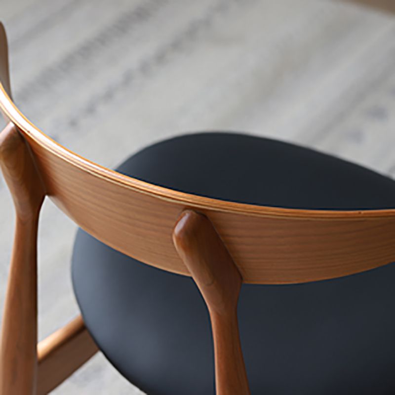 Contemporary Kitchen Solid Wood Side Chair Open Back Dining Side Chair Clearhalo 'Dining Chairs' 'Dining Tables & Seating' 'dining_chair' 'furn' 'furn_dining_chair' 'Furniture' 'furniture_dining_chair' 'Kitchen & Dining Furniture' 1200x1200_bc53e8c6-07cf-45d1-936f-3095993997b4