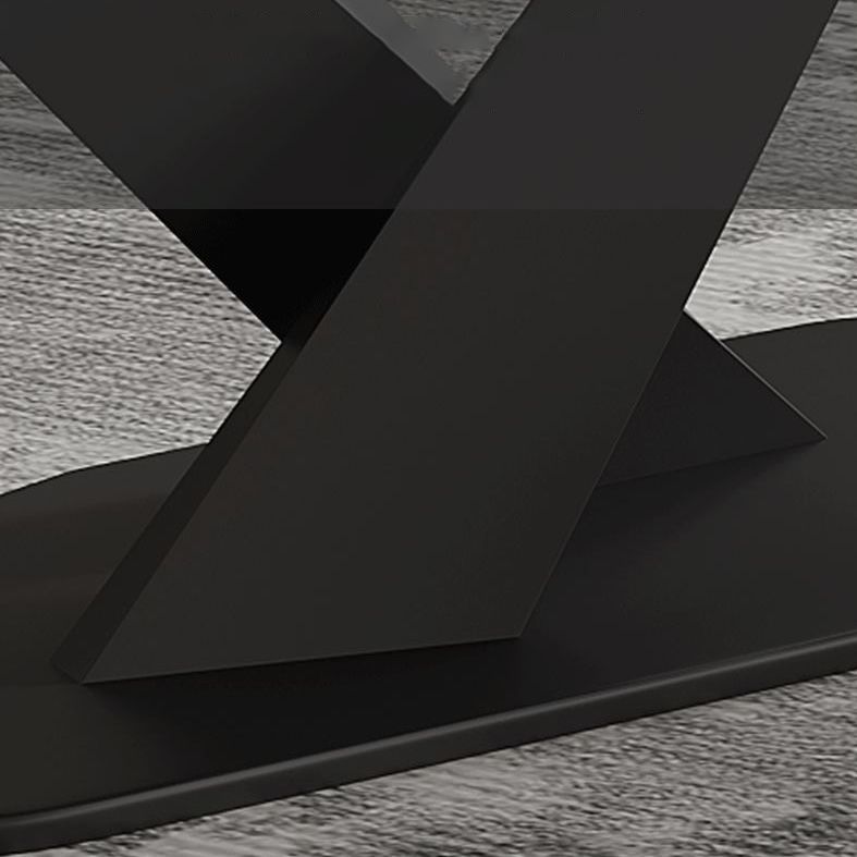 Modern Rectangle Dinette Set 1/3/4/5/7/9 Pieces Sintered Stone Top Dining Table Set Clearhalo 'Dining Room Sets' 'Dining Tables & Seating' 'dining_room_set' 'furn' 'furn_dining_room_set' 'Furniture' 'furniture_dining_room_set' 'Kitchen & Dining Furniture' 1200x1200_bc541085-9fcd-439b-afa7-06dc68cbe8c1