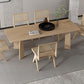Simple Kitchen Standard Dining Table Solid Wood Khaki Dining Table with 4 Legs Base Clearhalo ' dining_table' 'Dining Tables & Seating' 'Dining Tables' 'furn' 'furn_dining_table' 'Furniture' 'furniture_dining_table' 'Kitchen & Dining Furniture' 'kitchen&dining_furn' 'kitchen' 'kitchen_dining_table' 1200x1200_bc5643b5-9ac6-4ec3-8c9c-be69e5a2b391