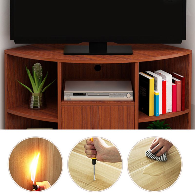 Modern Wood TV Console Corner Unit TV Media Stand for Living Room Clearhalo 'furn' 'furn_tv_stands_entertainment_centers' 'Furniture' 'Living Room Furniture' 'TV Stands & Entertainment Centers' 'TV Stands & Media Storage Furniture' 'tv_stands_entertainment_centers' 1200x1200_bc5729a9-4881-4799-aeb8-065479798c21