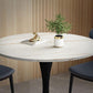 Stone Pedestal Dinning Table Contemporary Style Round Furniture for Indoor Clearhalo ' dining_table' 'Dining Tables & Seating' 'Dining Tables' 'furn' 'furn_dining_table' 'Furniture' 'furniture_dining_table' 'Kitchen & Dining Furniture' 'kitchen&dining_furn' 'kitchen' 'kitchen_dining_table' 1200x1200_bc577b71-9fc3-44d9-9ffc-22f48c894e07