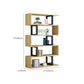 Scandinavian Wood Open Back Shelf Bookcase with Shelves for Home Office Clearhalo 'Bookcases' 'furn' 'furn_bookcases' 'Furniture' 'Office Furniture' 1200x1200_bc57c857-1d18-47de-8b7b-6f28e55d586e