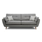 Tufted Flared Arm Sofa 3-Seater 34.64" H Linen Cushions Sofa Clearhalo 'furn' 'furn_sofas' 'Furniture' 'furniture_sofas' 'kitchen' 'kitchen_sofas' 'Living Room Furniture' 'Sofa' 'sofas' 1200x1200_bc59215e-c6bf-477b-ad95-d2792d94983d