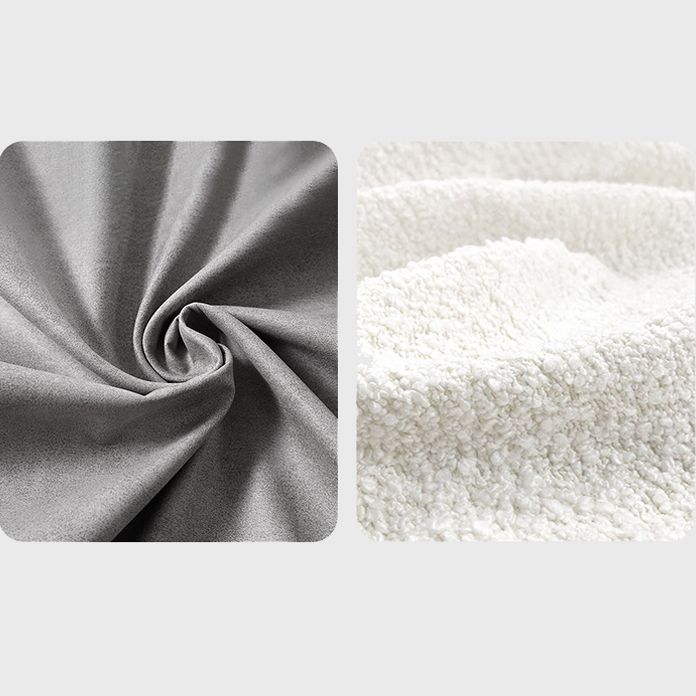 Contemporary Solid Color Velvet Sofa 33.46" Wide Square Arm Sofa