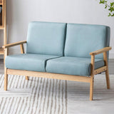 Modern Sofa 44.48" W x 25.98" D x 27.95" H Square Arm Sofa for Living Room Clearhalo 'furn' 'furn_sofas' 'Furniture' 'Living Room Furniture' 'Sofa' 'sofas' 1200x1200_bc598cbf-5c5b-4967-bbbb-5a5243728728