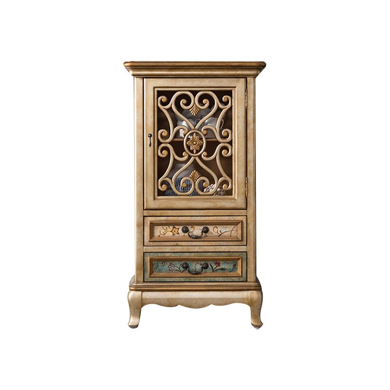 Industrial Wood Accent Cabinet with Drawers Side Cabinet with Bracket Legs Clearhalo 'Cabinets & Chests' 'cabinets_chests' 'furn' 'furn_cabinets_chests' 'Furniture' 'Living Room Furniture' 1200x1200_bc5a038a-47c6-425a-9333-e13260375f34