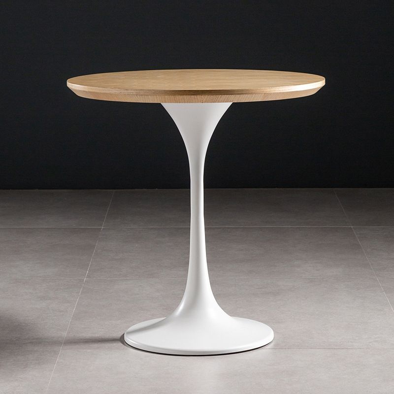 1 Massivholz Couchtisch rund minimalistische Couchtisch für Wohnzimmer