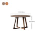 Sala de estar Mesa de comedor de madera de estilo simple Mesa de comedor redonda