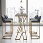 1/3/5 Pieces Pub Dining Set Faux Marble Bar Stool and Table Set Clearhalo 'Bar Furniture' 'furn' 'furn_home_bar_bar_sets' 'Furniture' 'Home Bars & Bar Sets' 'home_bar_bar_sets' 'Kitchen & Dining Furniture' 1200x1200_bc5e3efe-f85f-44a7-bc09-66ea4141095a